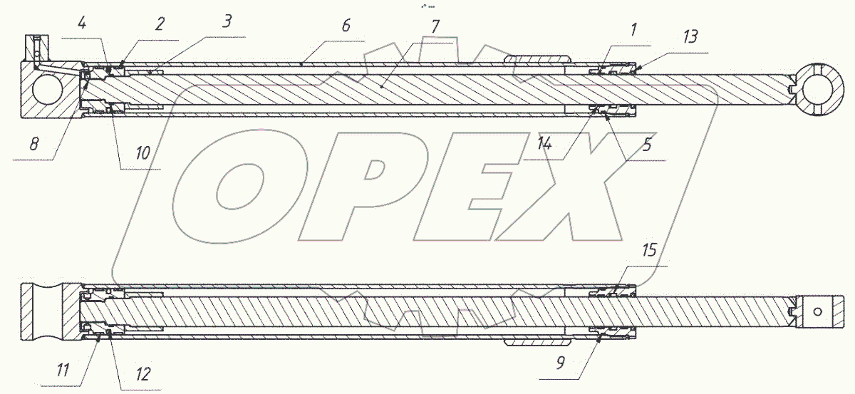  Гидроцилиндр выносных опор