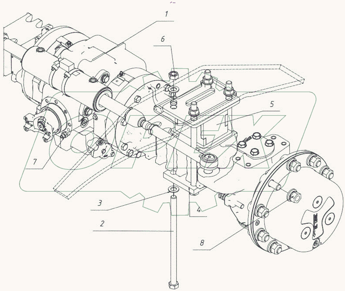  Задний мост