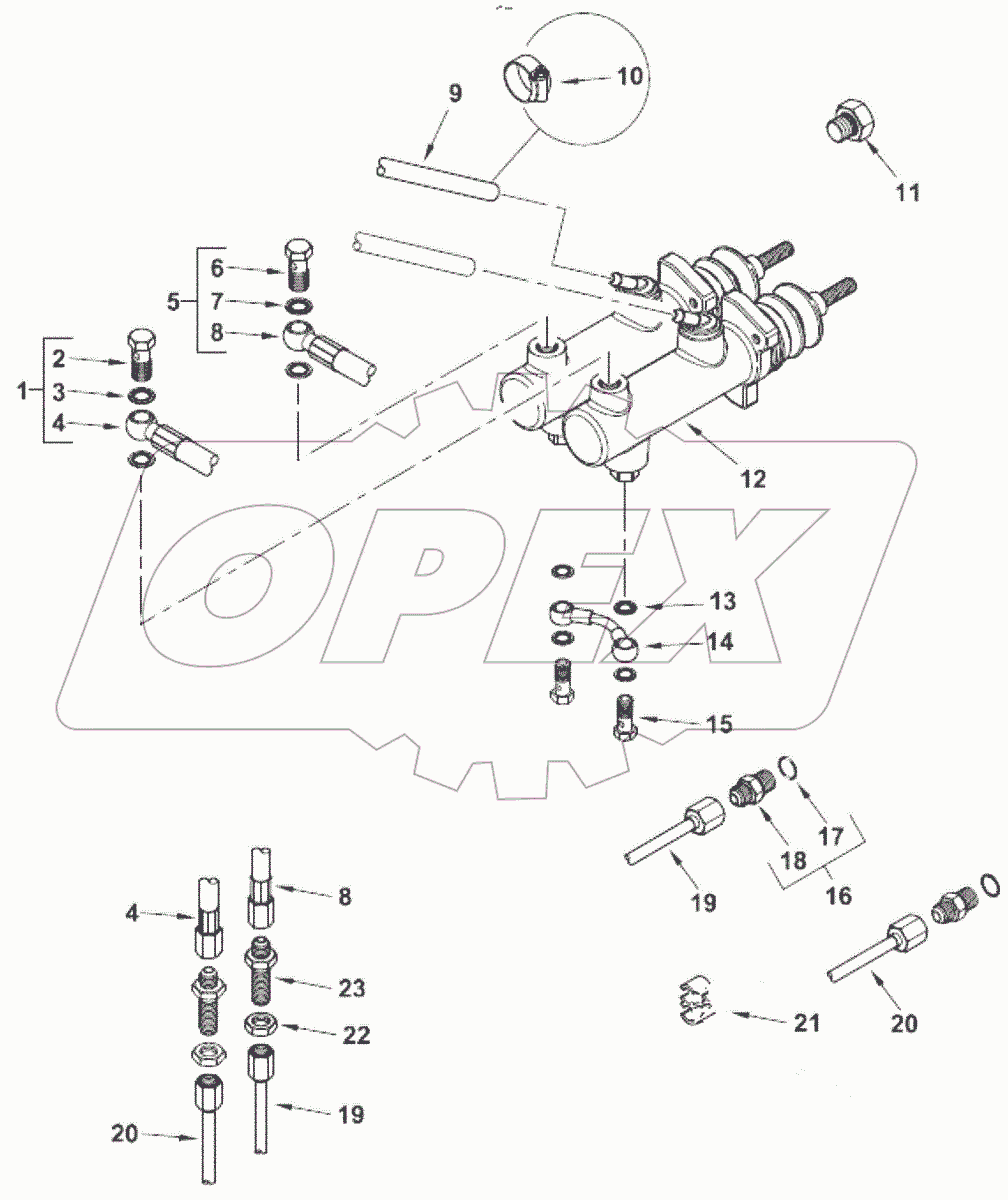  Рабочий тормоз, схема тормоза