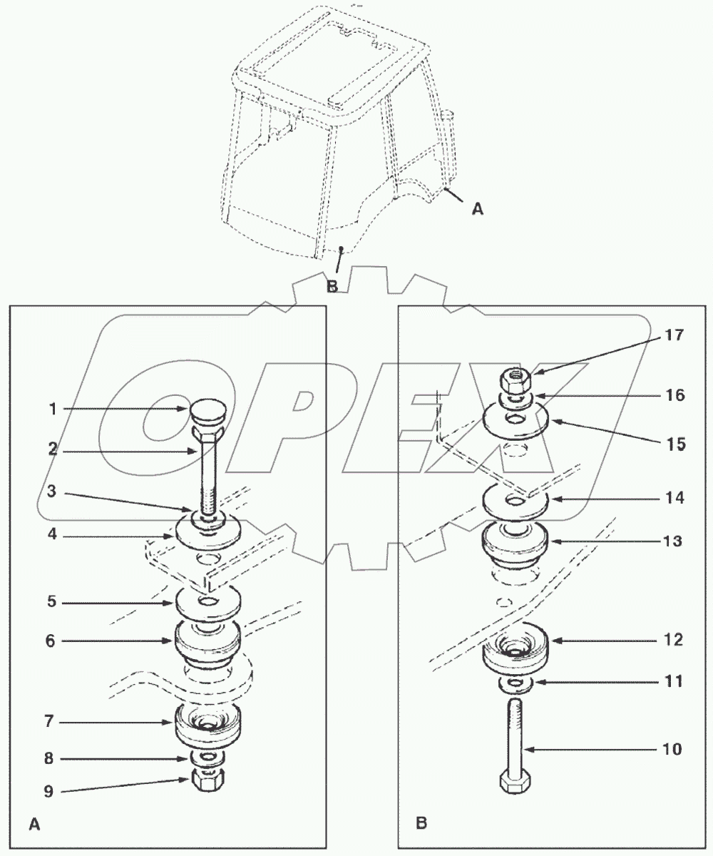  Установка кабины