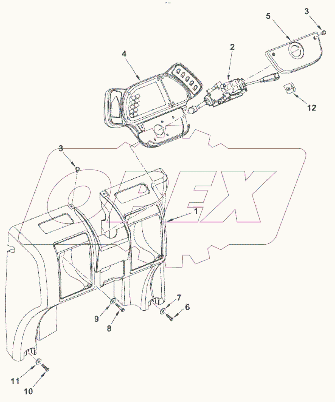  Передняя консоль
