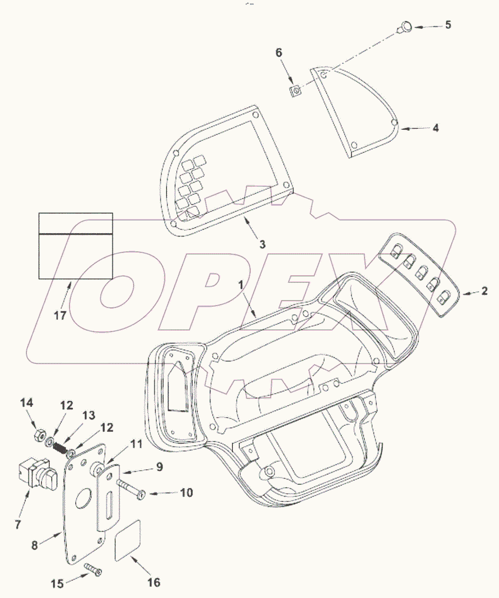  Передний пульт, приборная панель