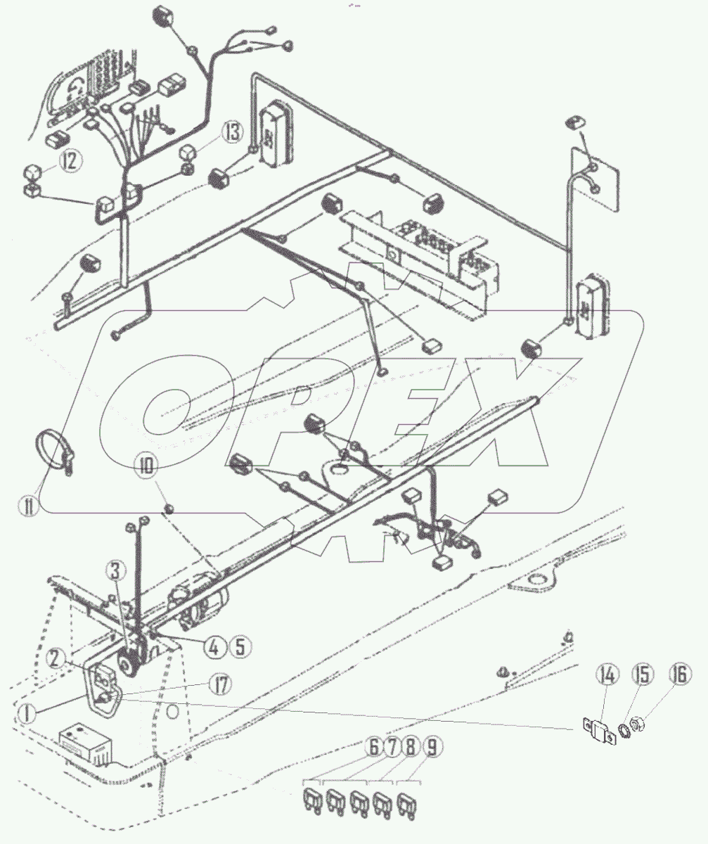  Электрооборудование шасси