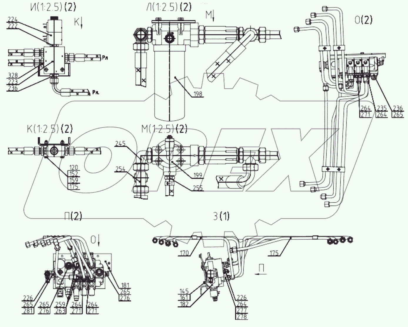  Компоновка оборудования