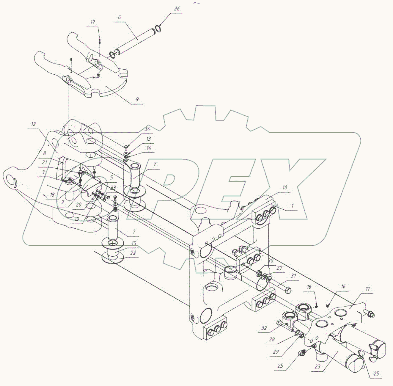  Механизмы поворота экскаваторного оборудования