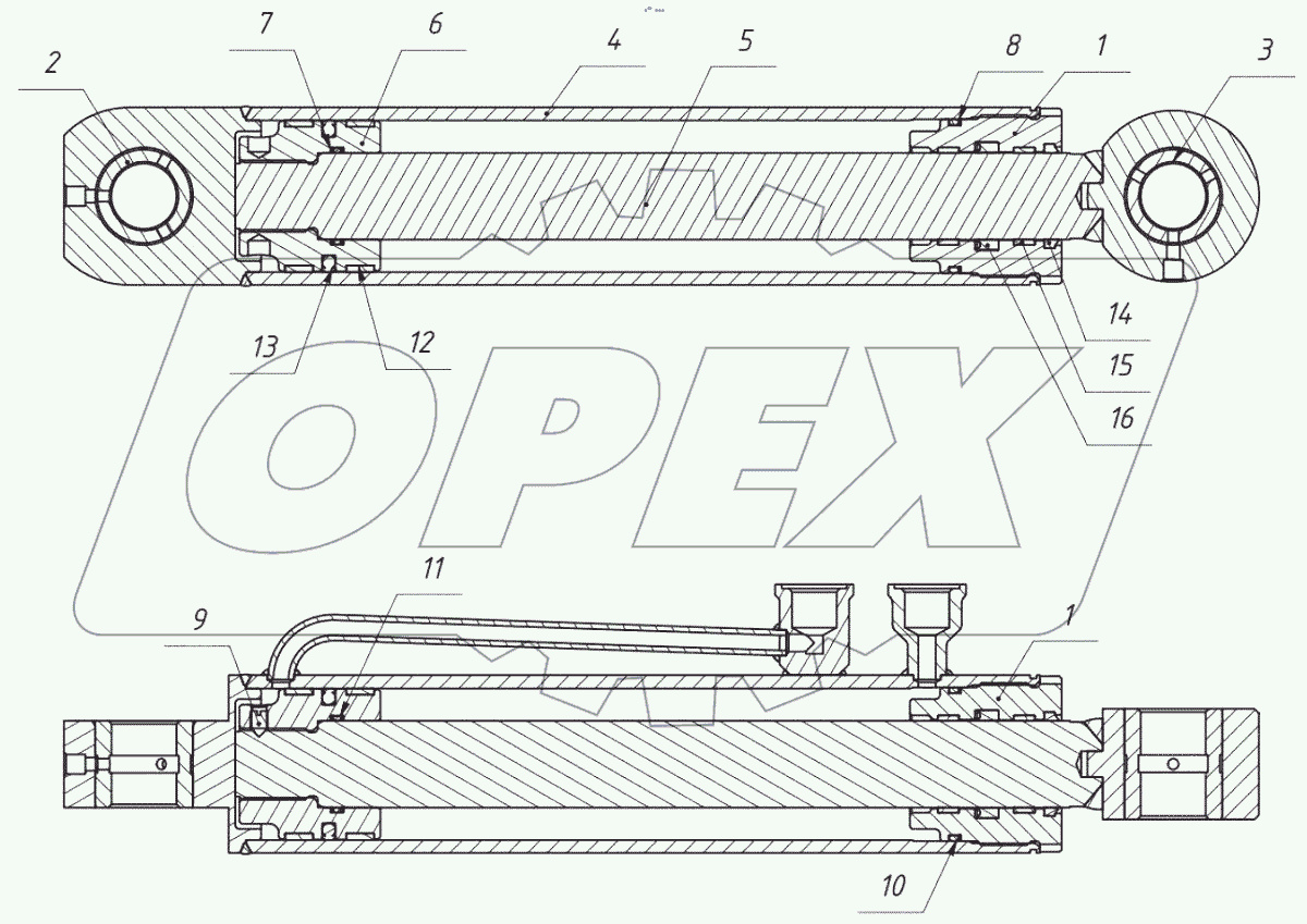  Гидроцилиндр ковша 7 в 1