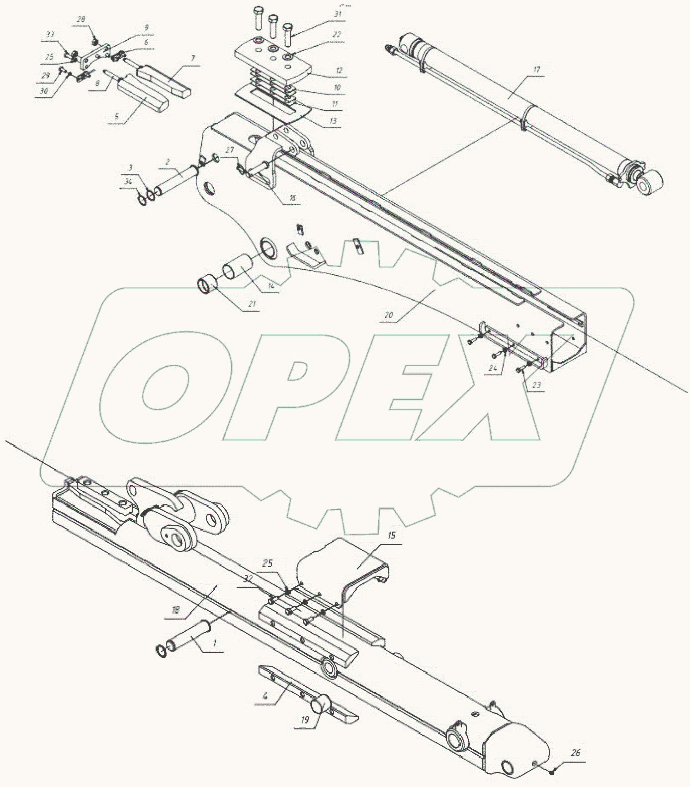  Телескопическая рукоять, установка