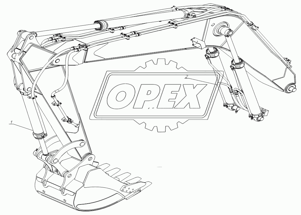 203ХХ0000000 ХХ Исполнения рабочего оборудования TX-210