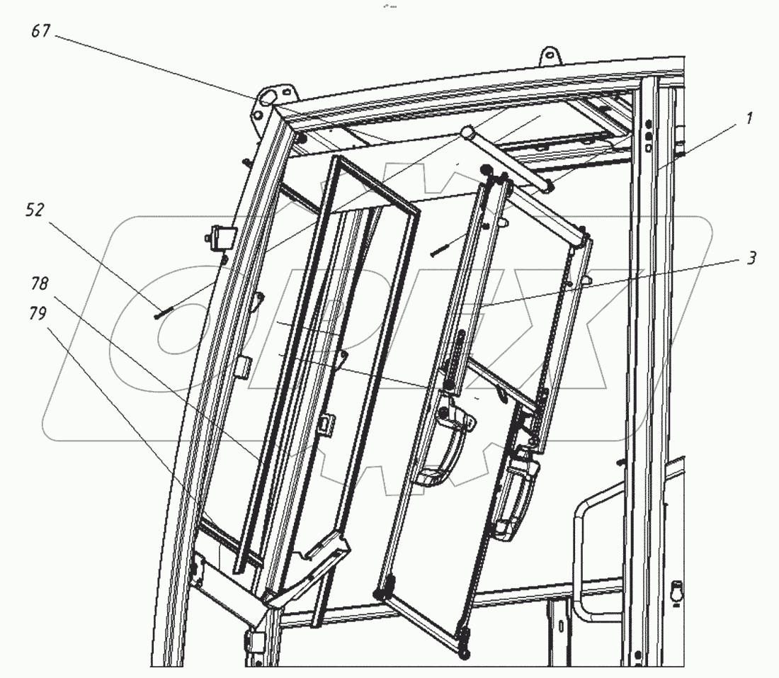  Кабина в сборе