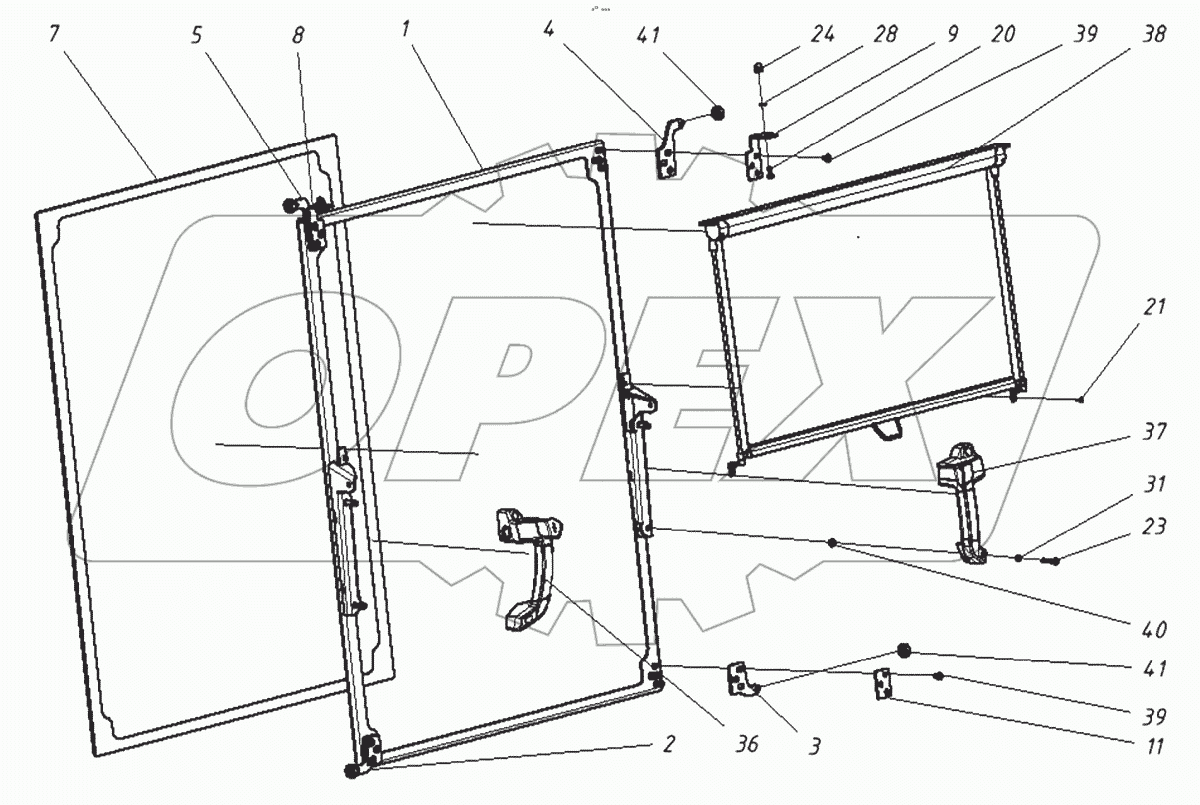  Рамка передняя