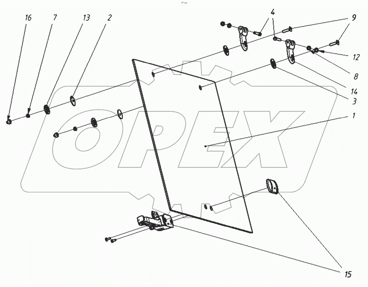  Форточка задняя