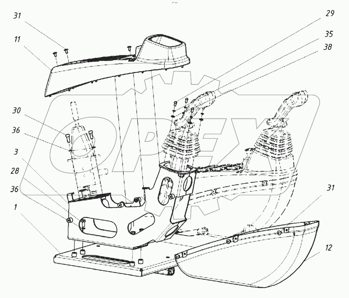  Установка пультов