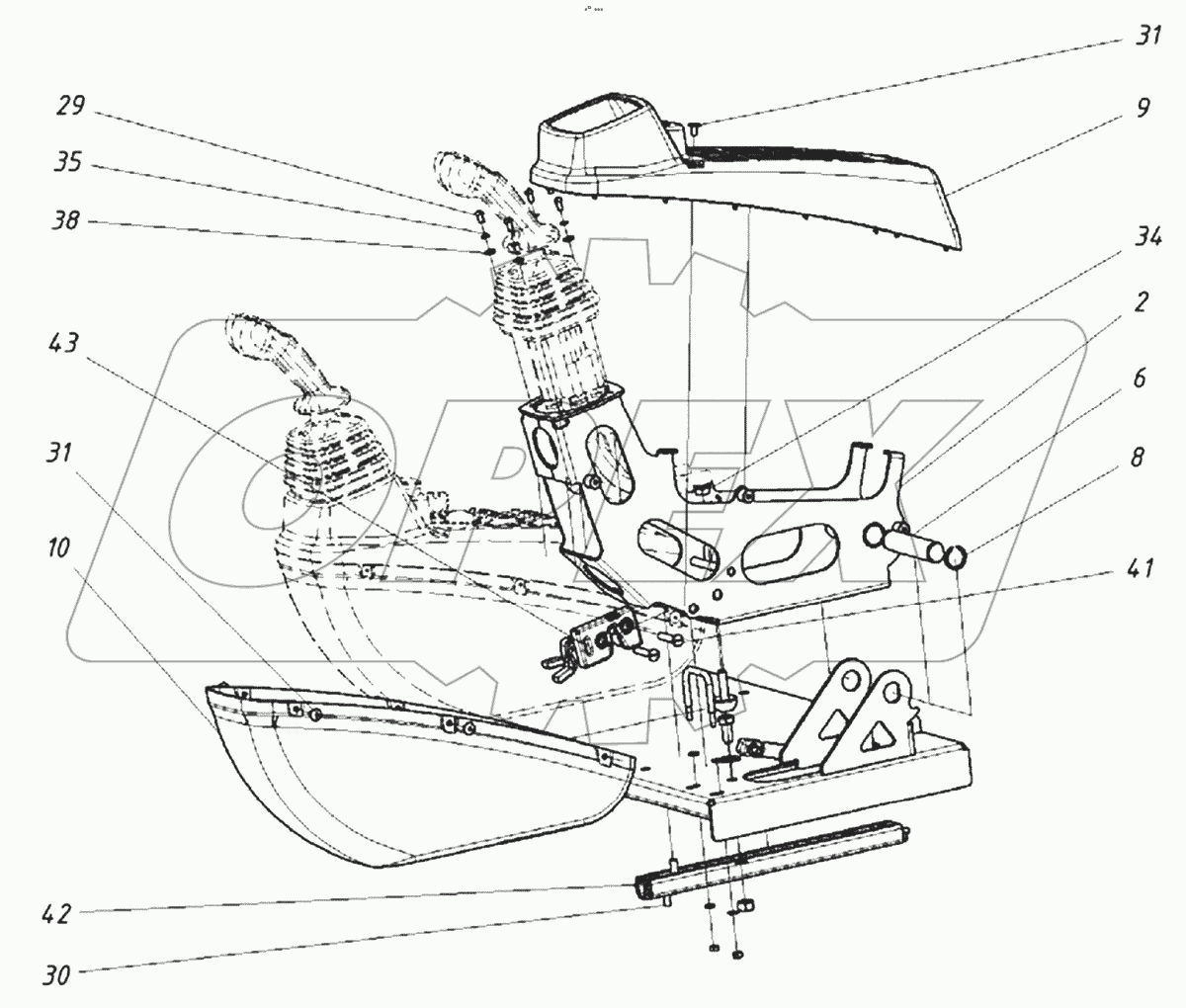  Установка пультов