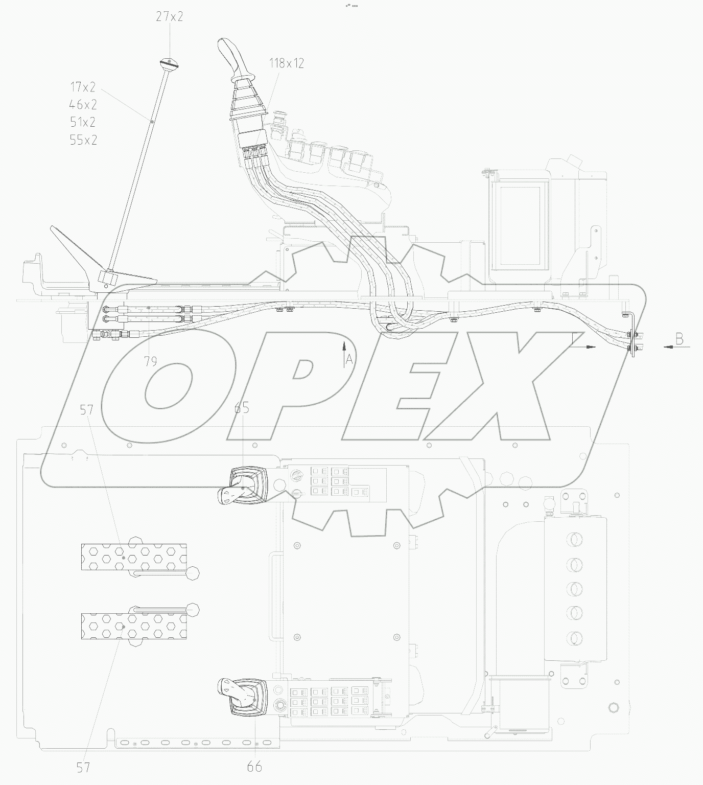  Гидроуправление экскаватора