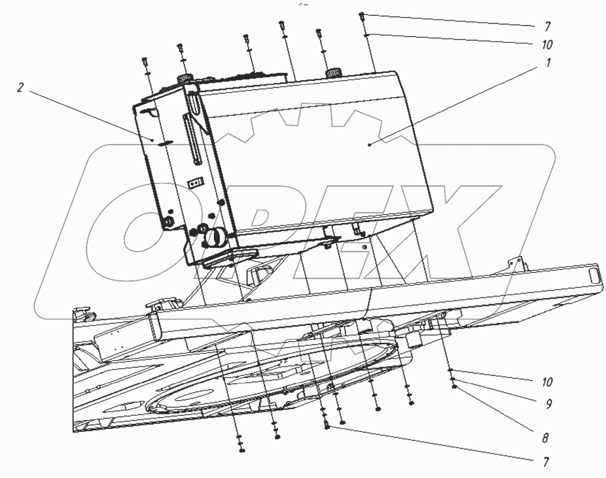  Установка баков