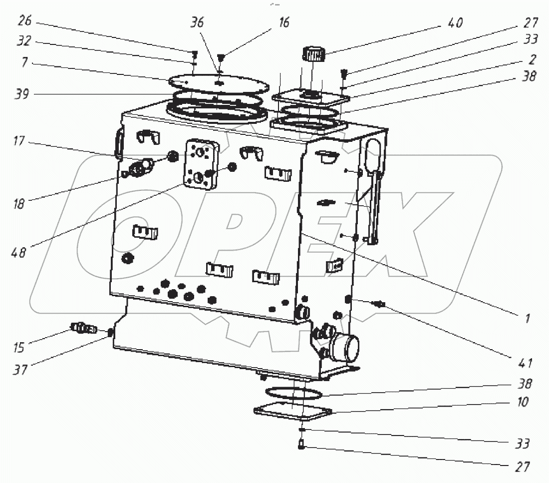  Бак гидравлический
