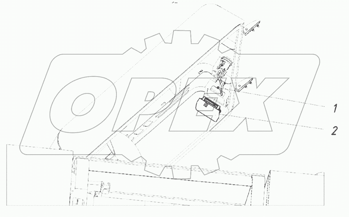  Плафон капота