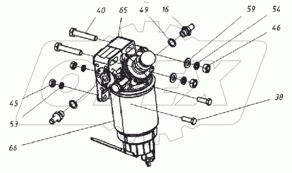  Фильтр предварительной очистки топлива