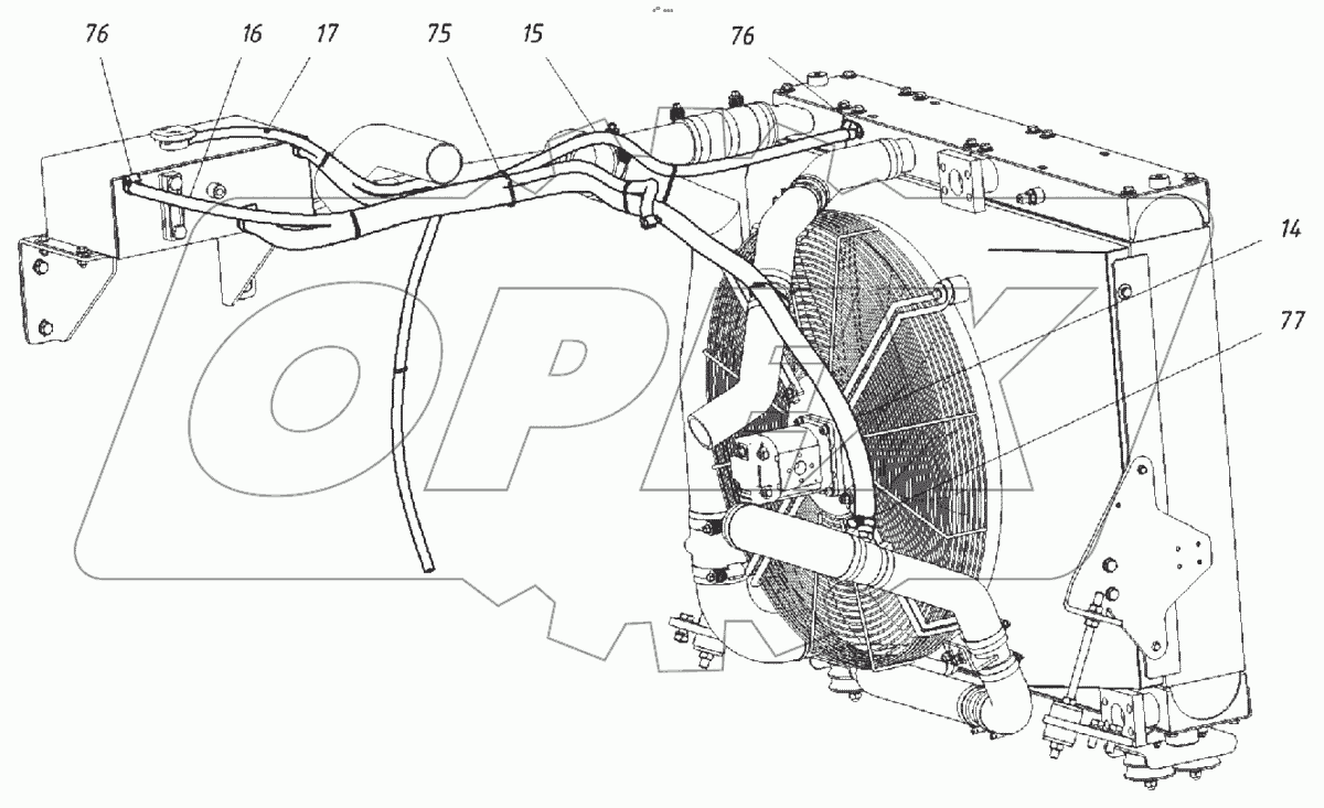  Патрубки системы охлаждения