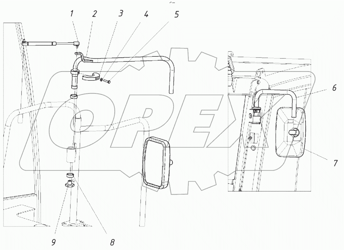  Установка зеркал с подогревом