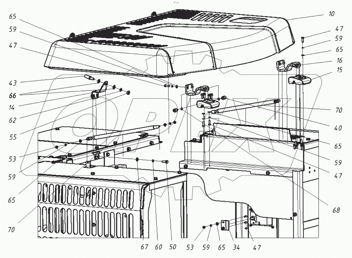  Установка капота