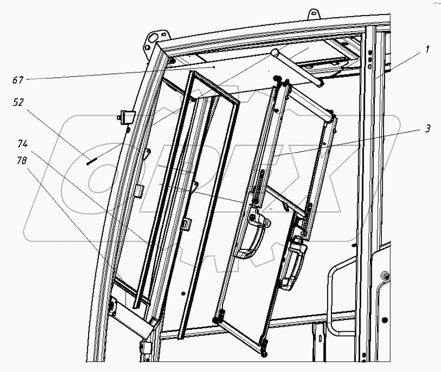 272020100000 00 Кабина в сборе