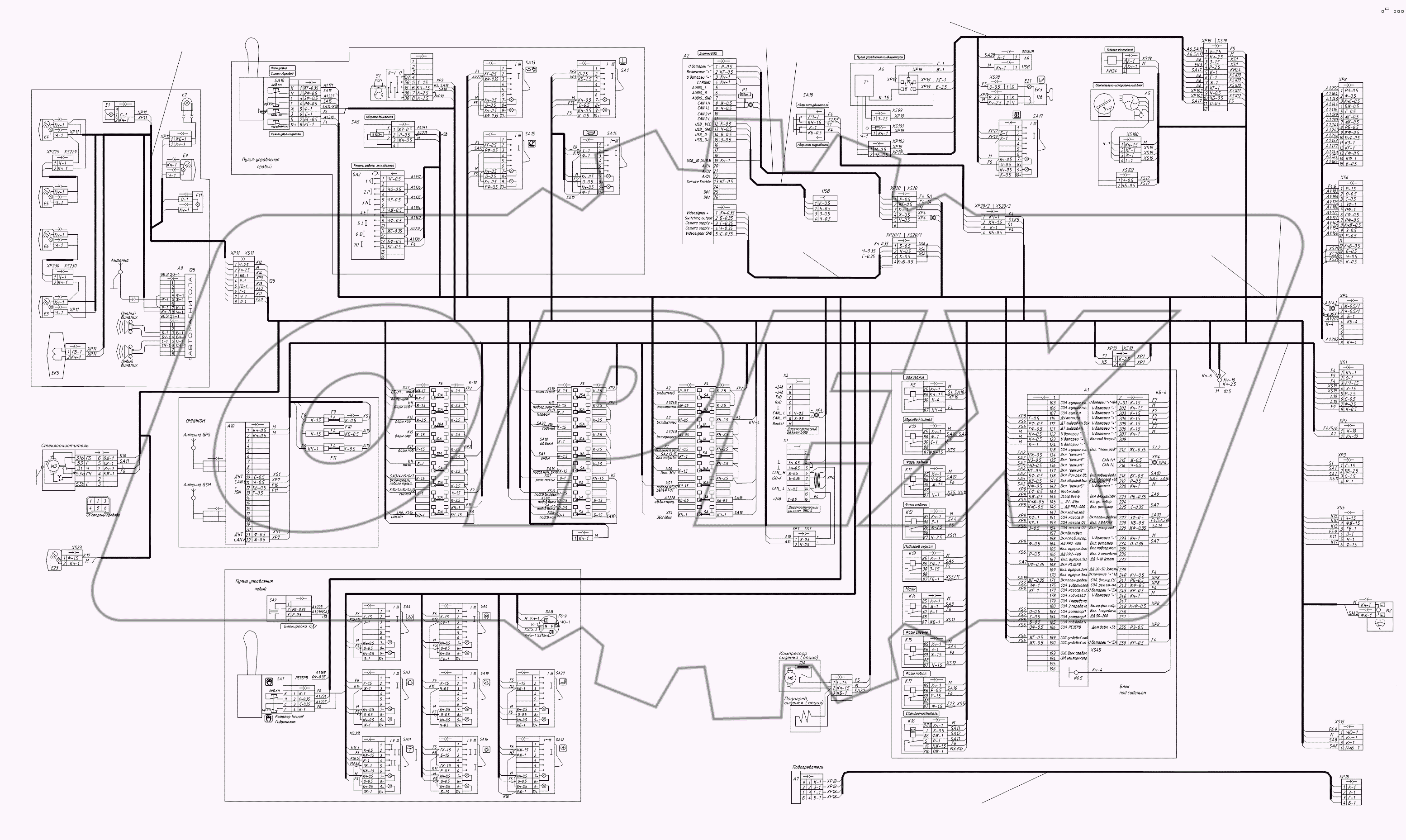 272030600000 01 Электроуправление в кабине