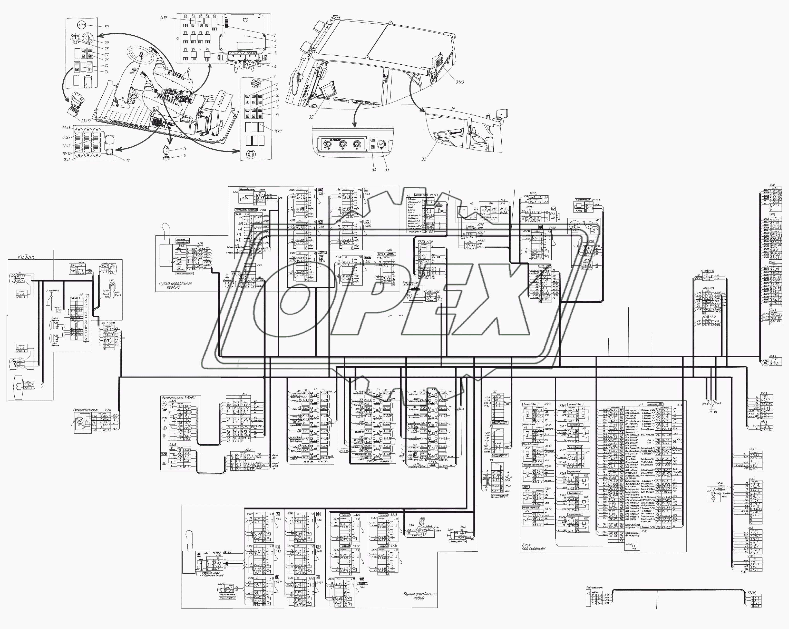 202030600000 01 Электроуправление в кабине