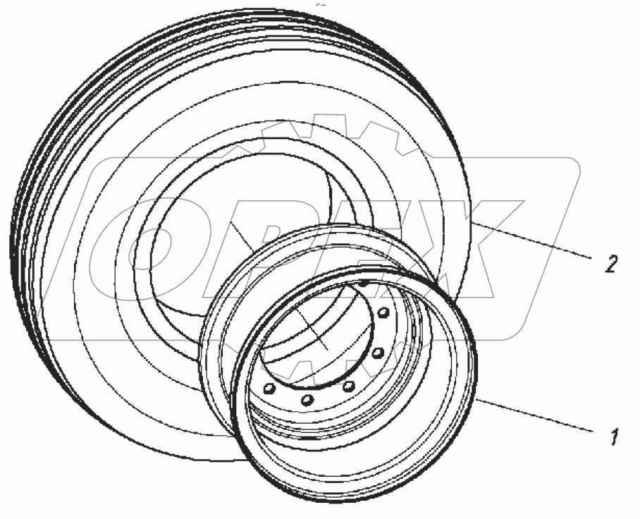  Колесо с шиной