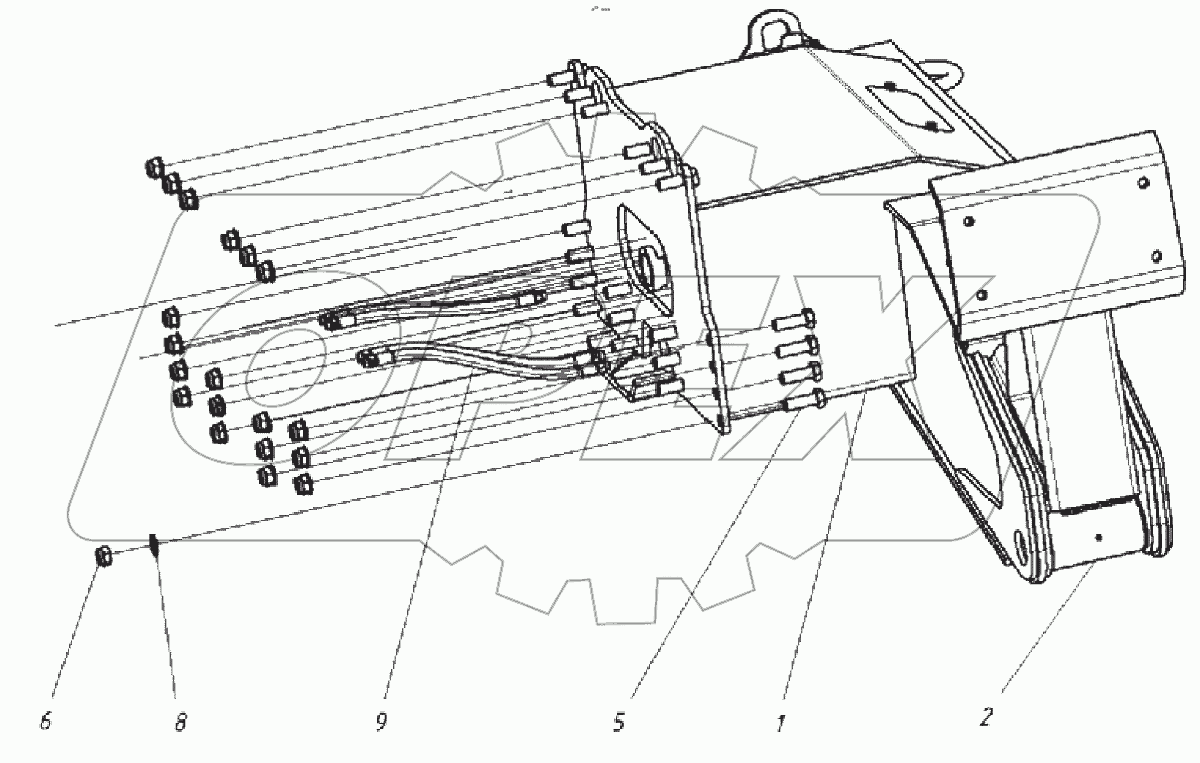  Балка аутригерная прикрутная