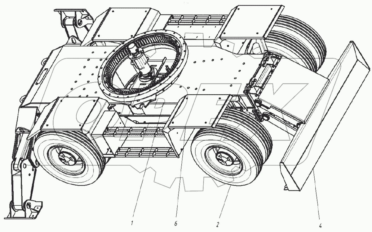  Ходовая тележка в сборе