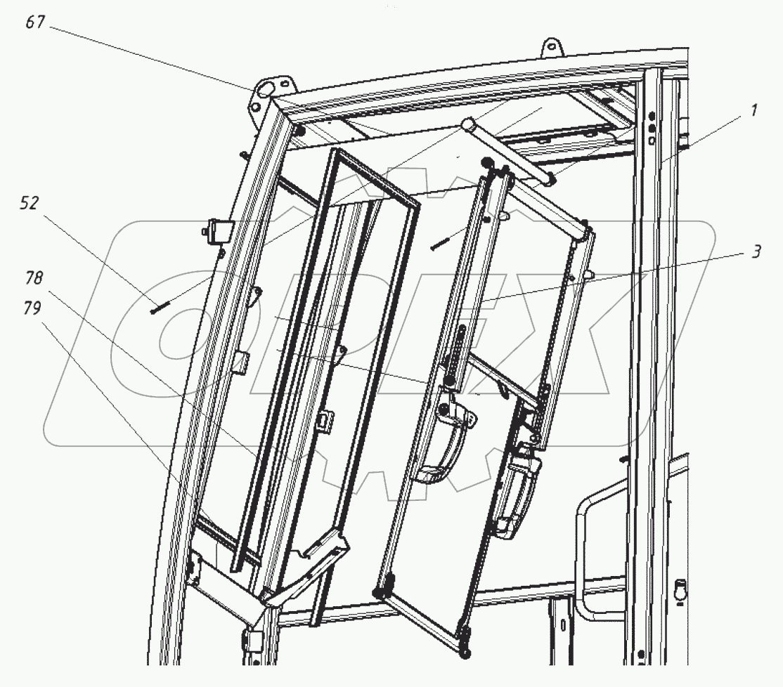  Кабина в сборе