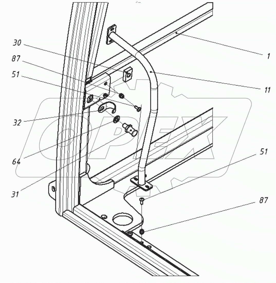  Кабина в сборе