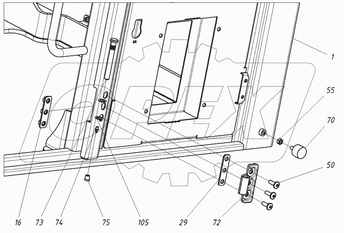  Кабина в сборе