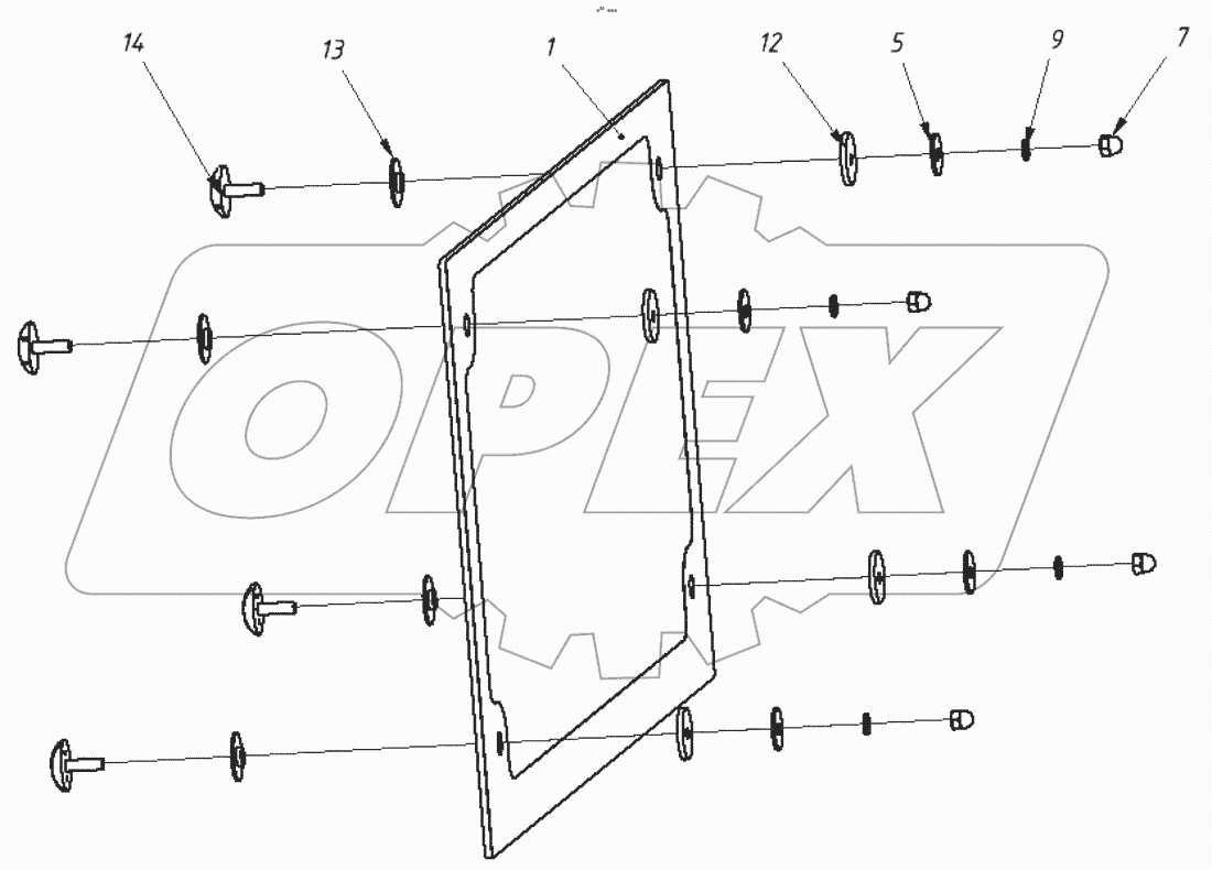  Установка нижнего стекла