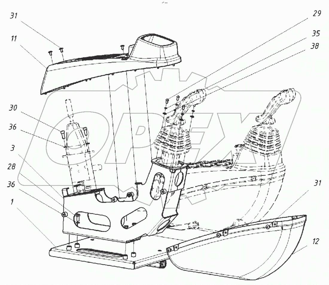  Установка пультов