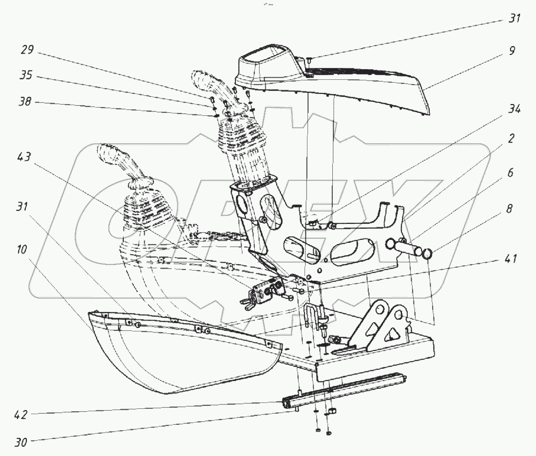  Установка пультов