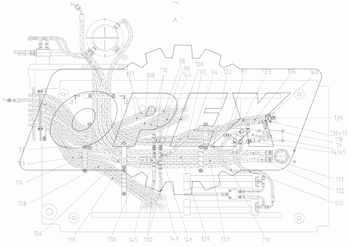  Гидроуправление экскаватора