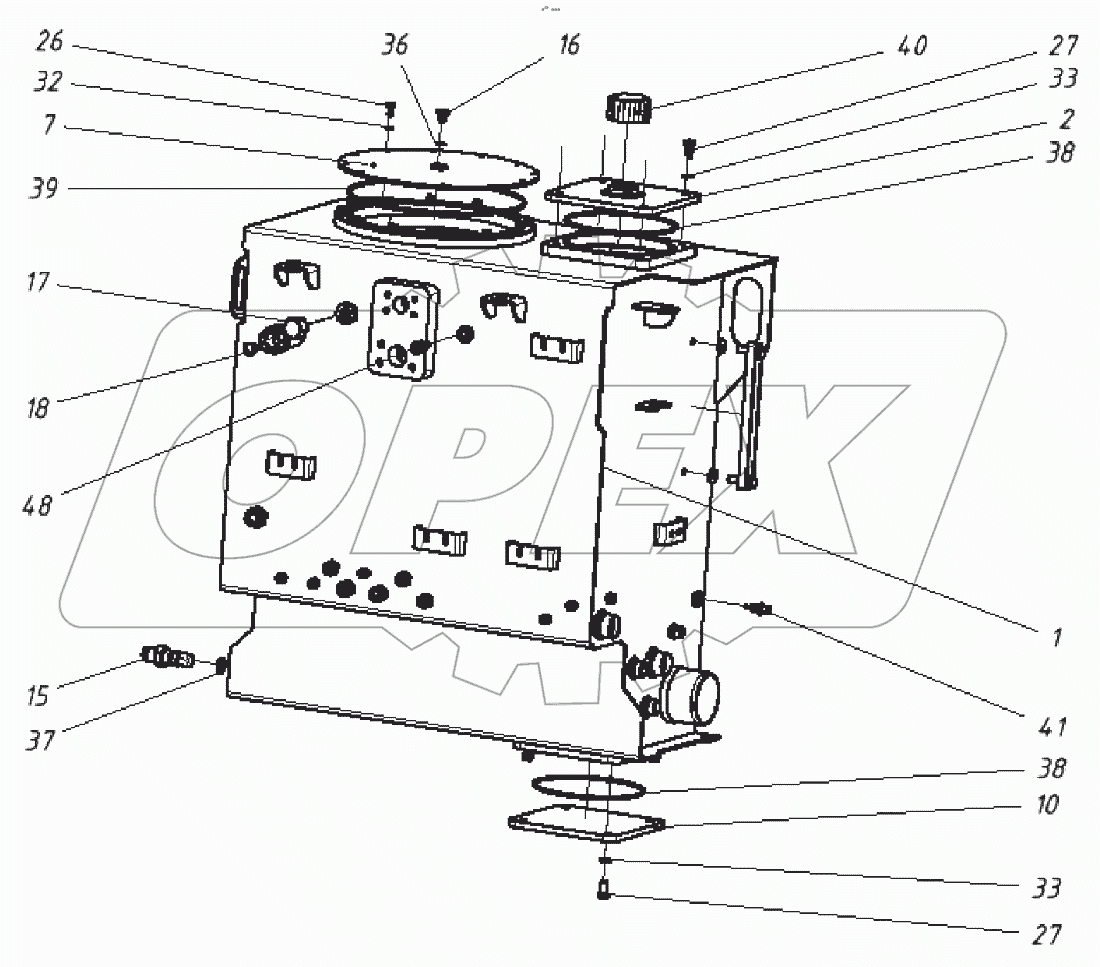  Бак гидравлический