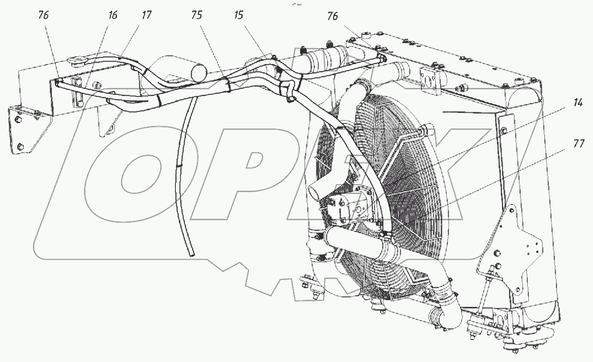  Патрубки системы охлаждения