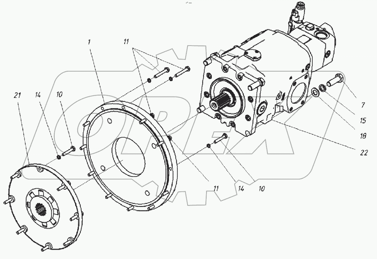  Установка агрегата  насосного