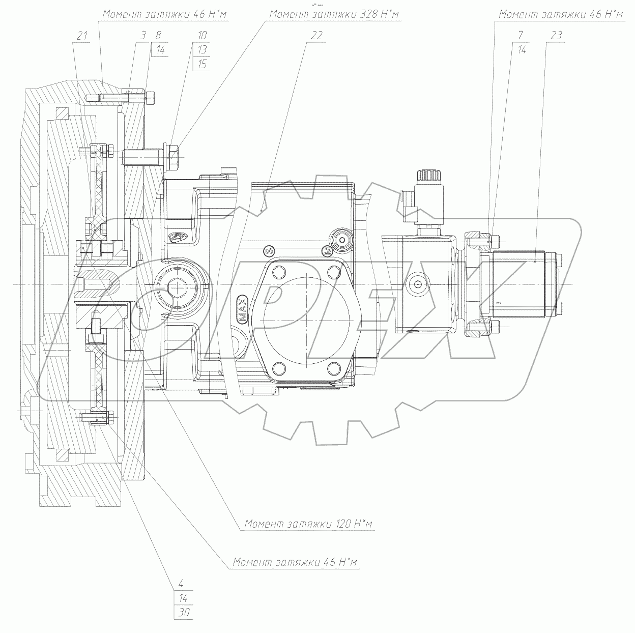  Установка агрегата насосного