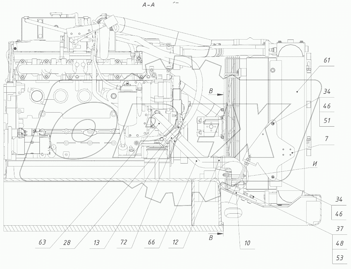  Установка радиатора