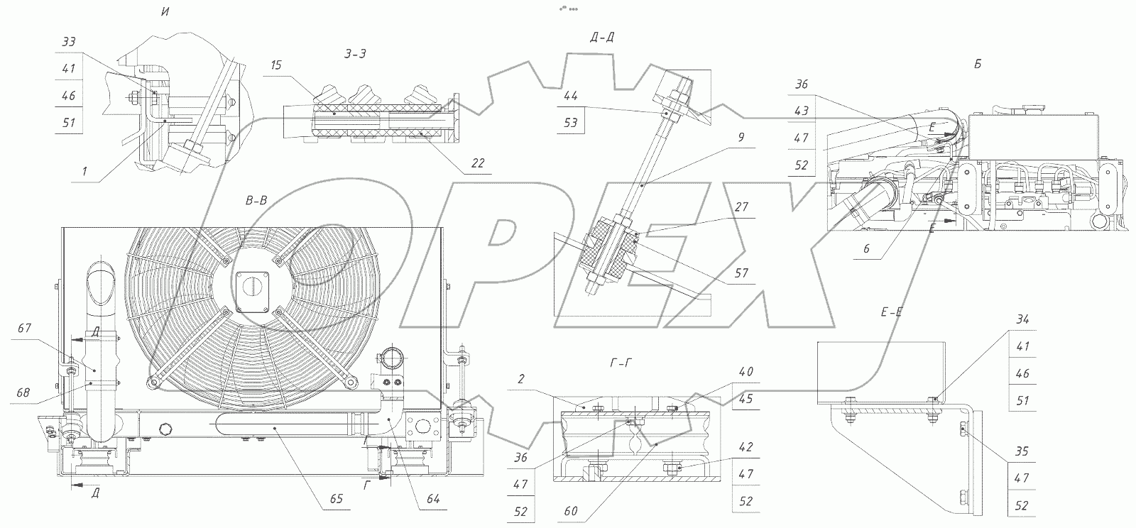  Установка радиатора