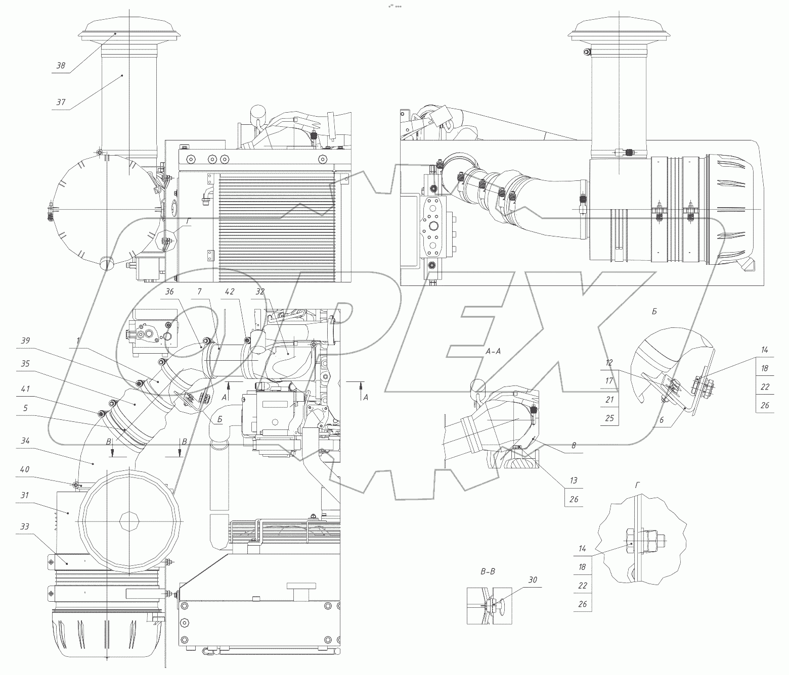  Установка воздухоочистителя