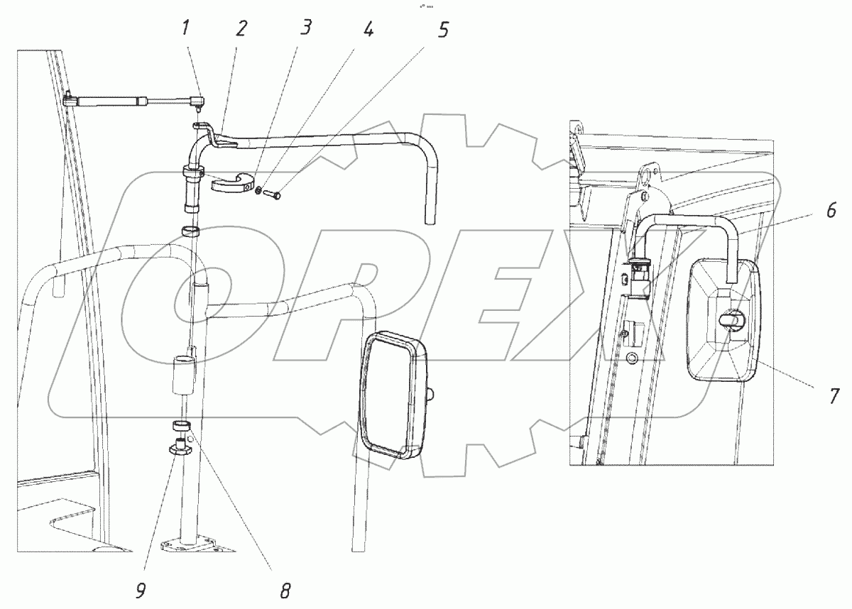  Установка зеркал с подогревом