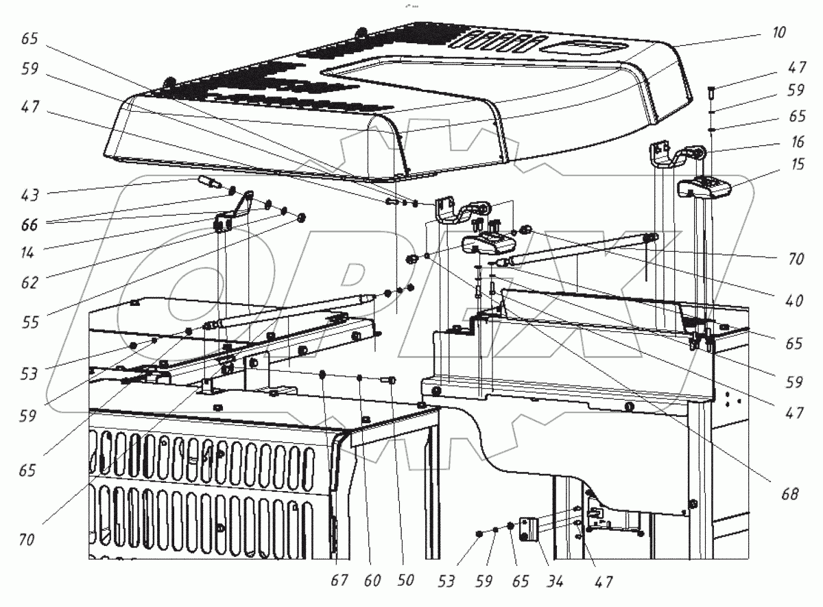  Установка капота