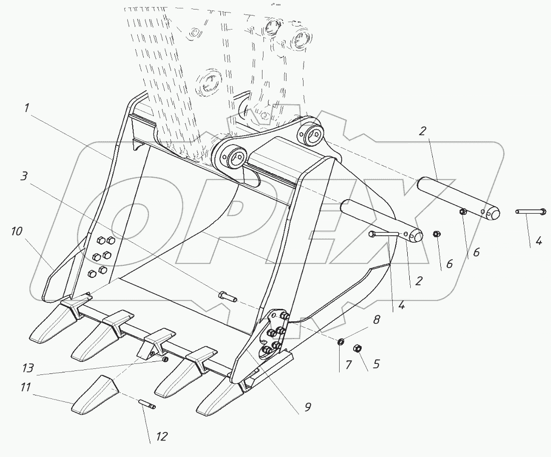  Установка ковша