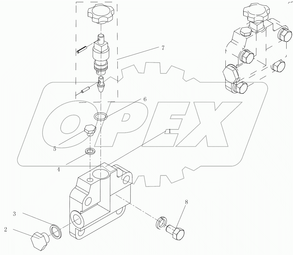  Lifting speed adjusting valve
