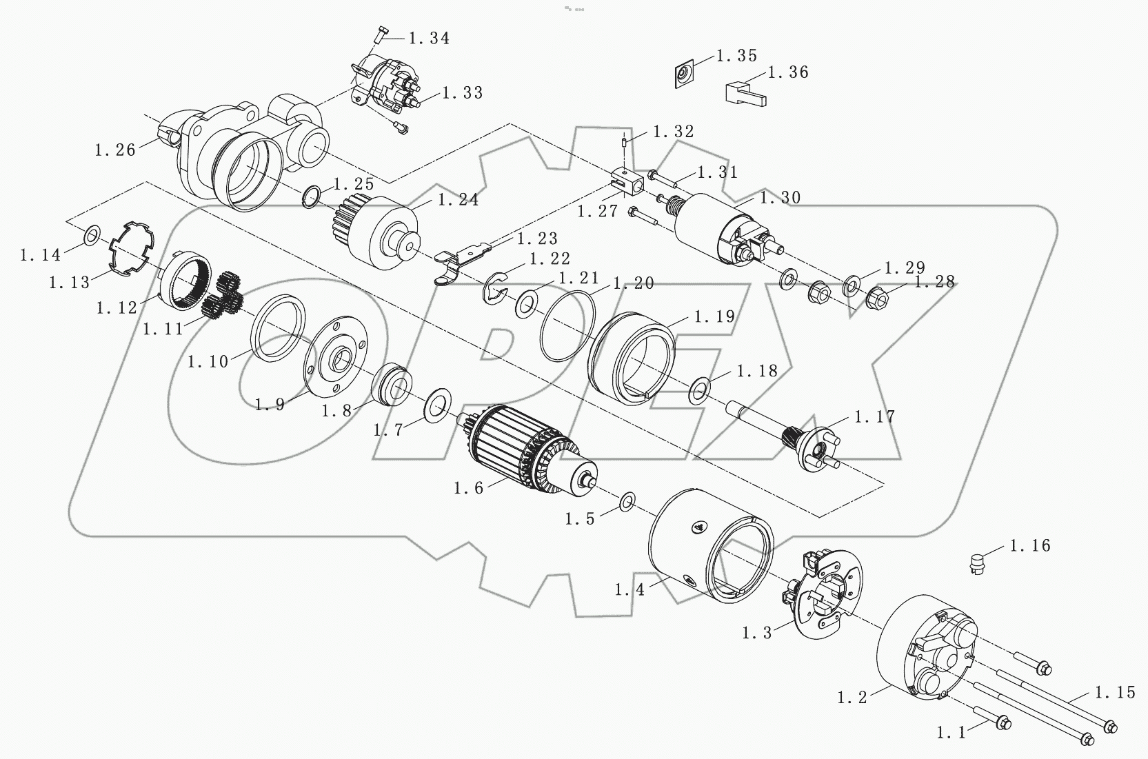  Starter Installation Assy